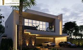 Imagem 4: Casa assobradada nova e moderna, alto padrão com 5 suítes, piscina aquecida privativa, esp