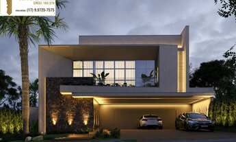 Imagem 5: Casa assobradada nova e moderna, alto padrão com 5 suítes, piscina aquecida privativa, esp