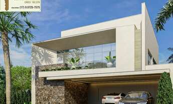 Imagem 2: Casa assobradada nova e moderna, alto padrão com 5 suítes, piscina aquecida privativa, esp