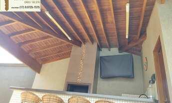 Imagem 6: Casa alto padrão com piscina, quiosque com churrasqueira, 5 vagas, 3 banheiros á venda no