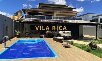 Imagem 6: CASA COM 5 SUITES, MODERNA DENTRO DE CONDOMINIO, PISCINA AQUECIDA, COM LOTE DE 800M², NA R