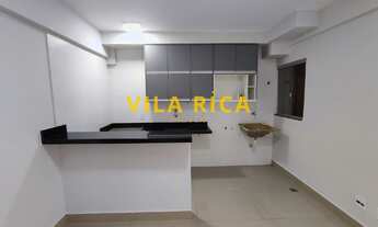 Imagem 4: EXCELENTE KITNET COM 01 QUARTO, BANHEIRO, COZINHA AMERICANA COM ARMÁRIOS, AREA DE LAZER CO