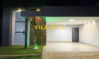 Imagem 2: CASA MODERNA COM 03 SUÍTES, SALA COM 02 AMBIENTES, CHURRASQUEIRA, PISCINA, ÁREA VERDE, DEN