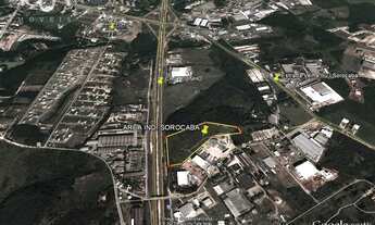 Imagem 1: Área localizada no distrito industrial de Sorocaba, com 257m² de frente para Rod. Antonio