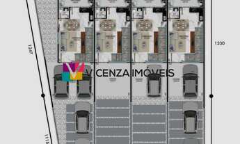 Imagem 7: Sobrado geminado com 3 quartos á venda no bairro Saguaçu - Joinville - SC