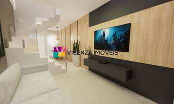 Imagem 2: Sobrado geminado com 2 quartos, á venda no bairro Aventureiro - Joinville - SC