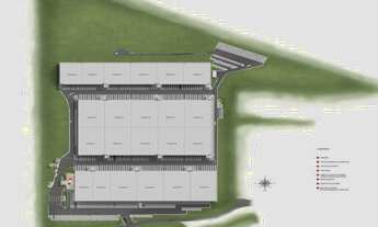 Imagem 6: Conjunto de módulos integrados dentro de condomínio logístico industrial em Cajamar, SP