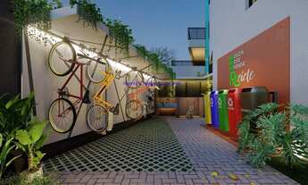 Imagem 3: Condomínio com segurança e portaria, piscina, bicicletário, churrasqueira, sauna, academia