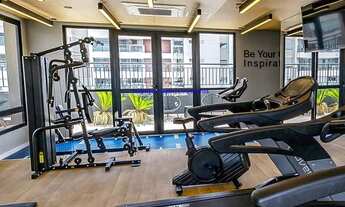 Imagem 6: Apartamento 30m², 01 dormitório e 01 banheiro. Condomínio com portaria, segurança, salão