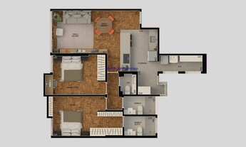 Imagem 4: Apartamento 87,84m², 02 dormitórios (sendo 01 suíte), 02 banheiros e 01 vaga de garagem