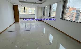 Imagem 5: Conjunto comercial 202,76m², 04 banheiros e 05 vagas de garagem. Condomínio com recepção