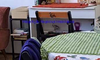 Imagem 5: Apartamento 54m², 01 dormitório e 02 banheiros. Condomínio com churrasqueira, pequena áre