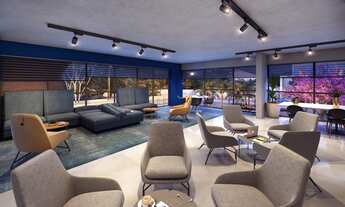 Imagem 3: Apartamento 38m², 01 dormitório e 01 banheiro. (Fotos ilustrativas). Condomínio com porta