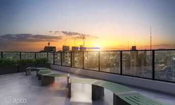 Imagem 3: Apartamento Studio 23,98m², 01 dormitório e 01 banheiro. Condomínio com portaria, seguran