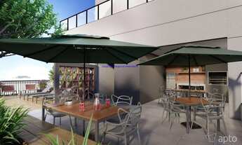 Imagem 7: Apartamento 42,71m², 02 dormitórios e 01 banheiro. Condomínio com portaria, segurança, p