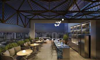 Imagem 2: Apartamento 38m², 01 dormitório e 01 banheiro. (Fotos ilustrativas). Condomínio com porta