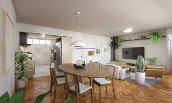 Imagem 2: Apartamento 115,51m², 02 dormitórios (sendo suítes), 03 banheiros e 01 vaga de garagem. C