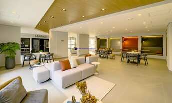 Imagem 6: Apartamento 38m², 02 dormitórios e 01 banheiro. Condomínio com portaria, academia, salão