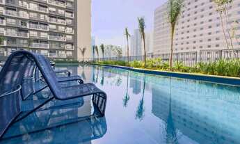 Imagem 2: Apartamento 38m², 02 dormitórios e 01 banheiro. Condomínio com portaria, academia, salão