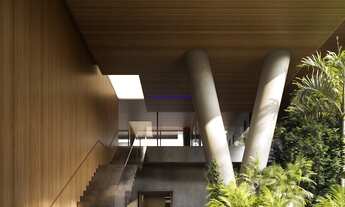 Imagem 4: Apartamento 288,59m², 04 dormitórios (sendo suítes), 05 banheiros e 04 vagas na garagem;