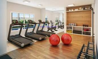 Imagem 5: Apartamento 41m², 02 dormitórios e 01 banheiro. Condomínio com portaria, academia, piscin