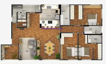 Imagem 5: Apartamento 158,60 m², 03 dormitórios (sendo 02 suítes), 03 banheiros e 01 vaga de garagem