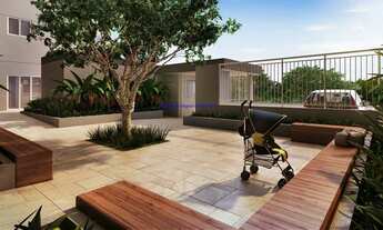 Imagem 4: Apartamento 41m², 02 dormitórios e 01 banheiro. Condomínio com portaria, academia, piscin