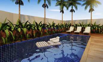 Imagem 1: Apartamento 41m², 02 dormitórios e 01 banheiro. Condomínio com portaria, academia, piscin