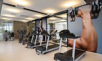 Imagem 7: Studio MOBILIADO 37m², 01 dormitório, 01 banheiro e 01 vaga na garagem. Condomínio com po