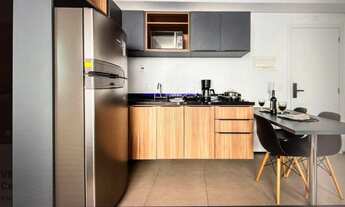 Imagem 3: Apartamento MOBILIÁDO 40m², 02 dormitórios e 02 banheiros. Condomínio com segurança, por