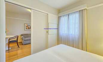 Imagem 7: Apartamento MOBILIADO 40m², 01 dormitório e 01 banheiro. Condomínio com portaria, piscin