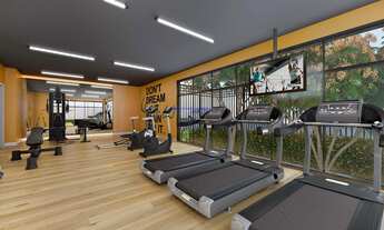 Imagem 4: Condomínio com salão de festas, salão de jogos, fitness, sauna seca, piscina adulto, solar