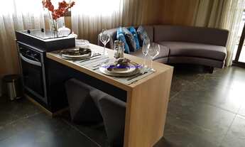 Imagem 4: Apartamento Studio 46m², 01 dormitório, 01 banheiro e 02 vagas na garagem. Condomínio co