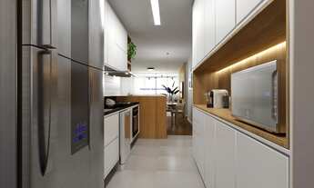 Imagem 6: Apartamento 121m², 03 dormitórios (sendo 01 suíte), 03 banheiros e 01 vaga na garagem. Co