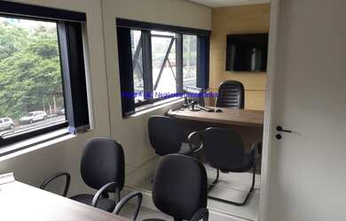 Imagem 5: Conjunto Comercial 40m², 02 banheiros e 01 vaga na garagem. Condomínio com recepção e po