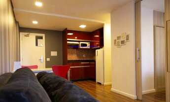 Imagem 6: Apartamento 37m², 01 dormitório, 01 banheiro e 01 vaga na garagem. Condomínio com portari