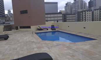 Imagem 4: Apartamento 32m², 01 dormitório, 01 banheiro. Condomínio com portaria 24hrs, piscina e so