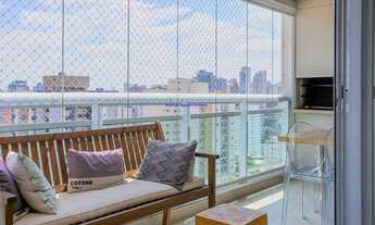 Imagem 7: Apartamento 134m², 03 dormitórios (sendo suítes), 04 banheiros e 02 vagas na garagem. Con