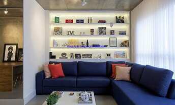 Imagem 2: Apartamento mobiliado 70m², 01 dormitório (sendo suíte), 02 banheiros e 01 vaga na garagem