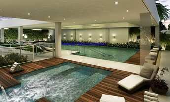 Imagem 2: Apartamento 89m², 02 dormitórios, 02 banheiros (sendo 01 lavabo) e 02 vagas na garagem. C