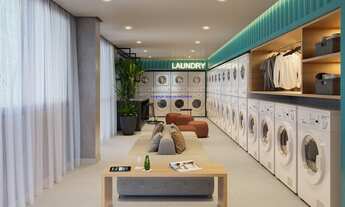 Imagem 7: Apartamento 43m², 02 dormitórios, 01 banheiro e 01 vaga na garagem. Condomínio com Segur