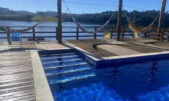 Imagem 3: LINDA CHÁCARA A BEIRA DA REPRESA DE IGARATÁ (PÉ NA AGUA) COM PORTEIRA FECHADA , NO CONDOMÍ