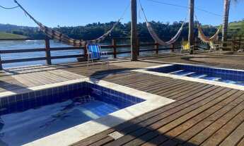 Imagem 5: LINDA CHÁCARA A BEIRA DA REPRESA DE IGARATÁ (PÉ NA AGUA) COM PORTEIRA FECHADA , NO CONDOMÍ