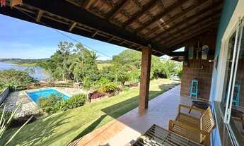 Imagem 5: LINDA CHACARA A BEIRA DA REPRESA (PÉ NA AGUA) NA ZONA RURAL DA CIDADE DE SANTA ISABEL EM