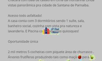Imagem 5: Linda chácara com vista panorâmica com vista para Santana de Parnaíba SP
