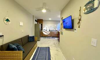 Imagem 2: Apartamento Mobiliado 2 quartos sendo 1 suíte prédio de Frente para o Mar na Praia do Morr