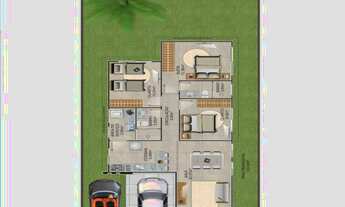 Imagem 2: Lançamento Casa Liner composto por 3 quartos à venda no Bairro Itapebussu, Guarapari-ES