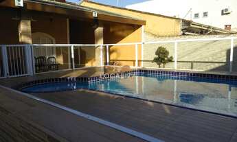 Imagem 4: Casa 4 dormitórios, 1 suíte, 4 garagens com 3 cobertas. Área construída: 234m² .Área do te