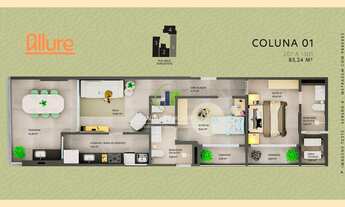 Imagem 6: Lançamento - Apartamentos de 2 quartos na Praia do Morro, Guarapari, com lazer completo na