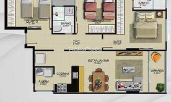 Imagem 7: Lançamento apartamento de 3 e 2 quartos na Praia do Morro - Guarapari-ES